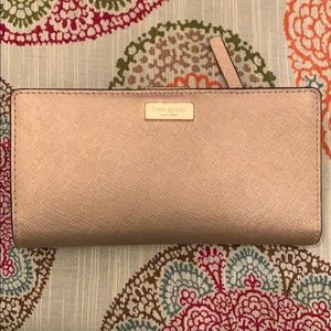 Gold shimmer Kate spade wallet